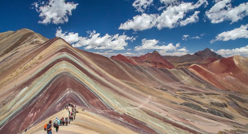 Montanha Arco Iris Peru - paisagem